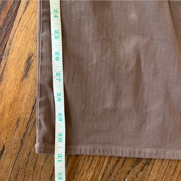 AMO sheryl trouser in coffee size 28 brown front pleats - Picture 12 of 12